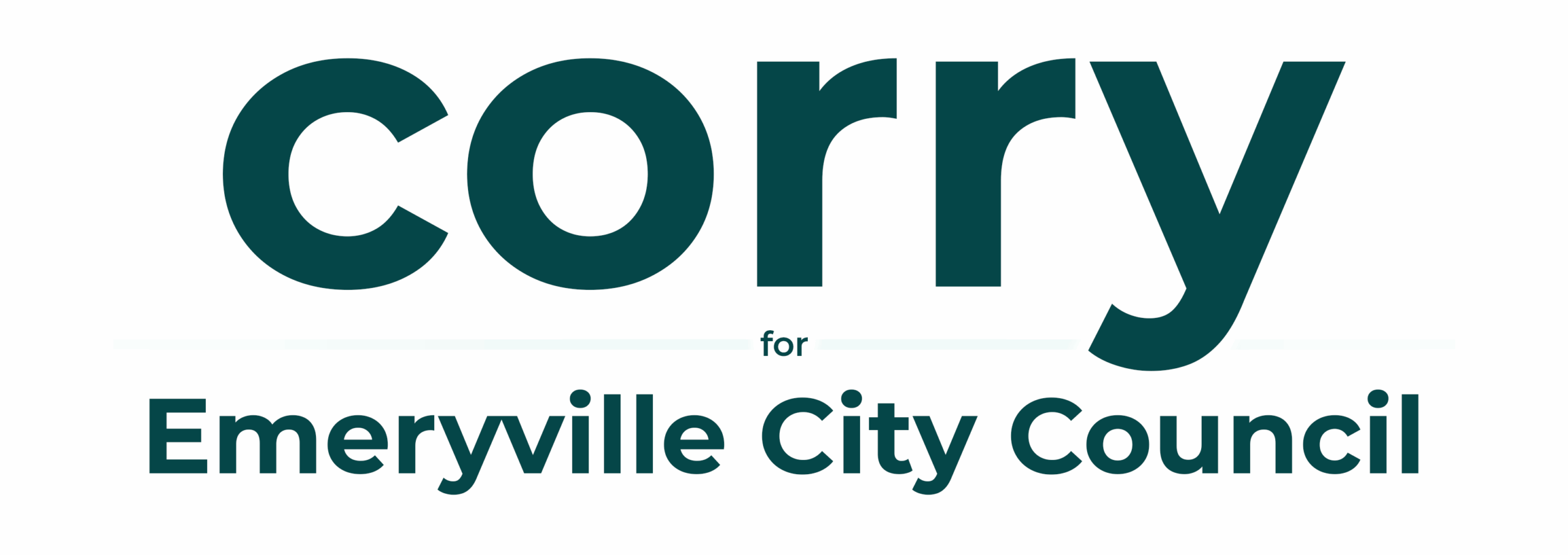 Corry for Emeryville Logo